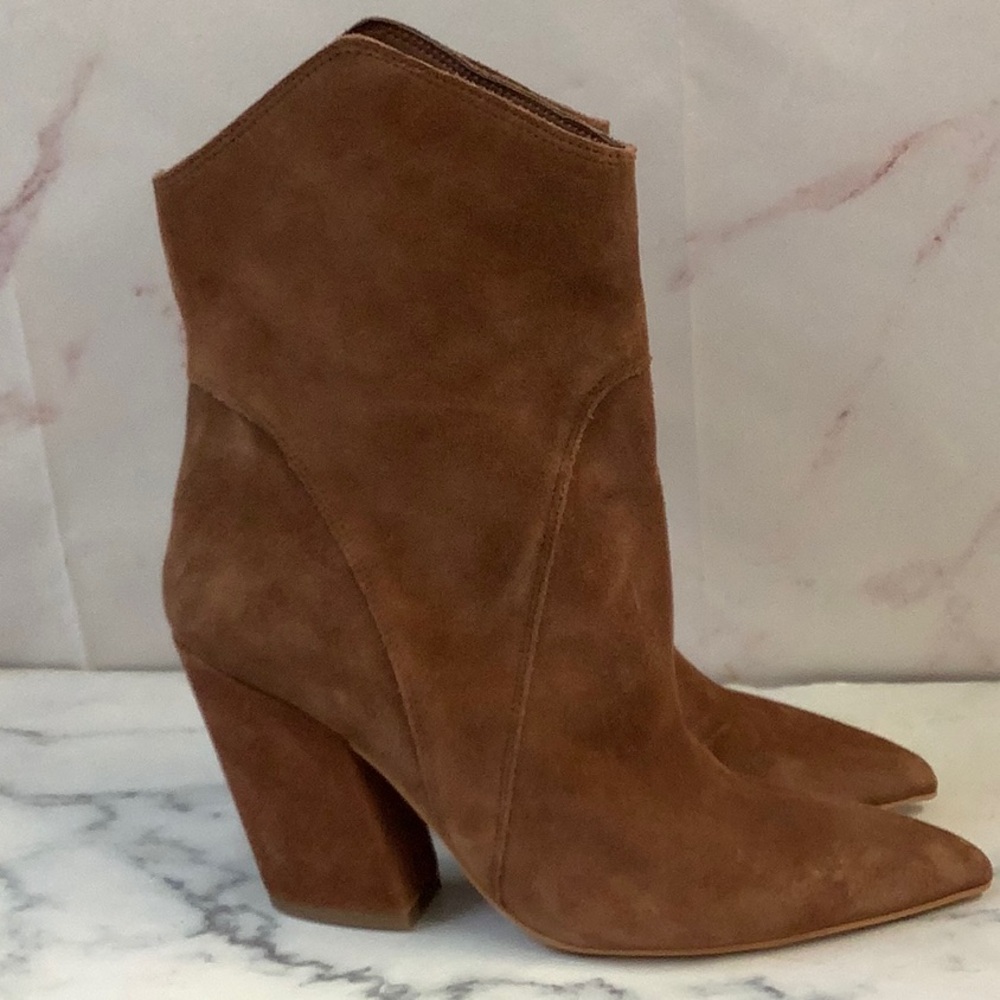 NWT Dolce Vita Women's Ankle Boot Brown Suede Size 6.5 - Picture 4 of 5